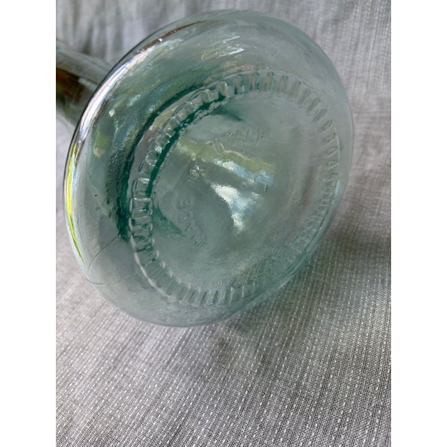 Extra Tall Vintage Italian Glass Pasta Spaghetti Jar With Cork Top For Sale - Image 11 of 14