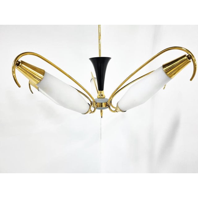 Mid-Century Italian Chandelier, 1960s For Sale - Image 9 of 12