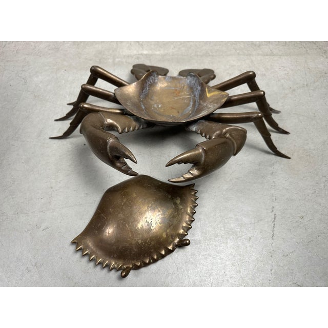 Metal Vintage Krab Model in Solid Brass, 1960s For Sale - Image 7 of 11