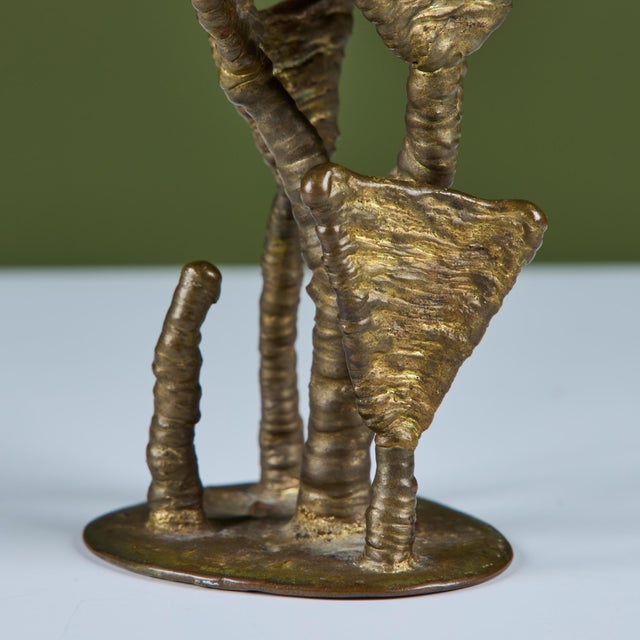 Abstract Klaus Ihlenfeld Abstract Brass Sculpture For Sale - Image 3 of 14