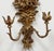 Vintage Italian Giltwood Floral Motif Wall Sconce For Sale In Kansas City - Image 6 of 8