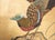 "Small Flowers and Golden Pheasant" by Kokei, Heisei Era Japanese Gold Leaf Style Painted Byobu Screen For Sale - Image 13 of 18