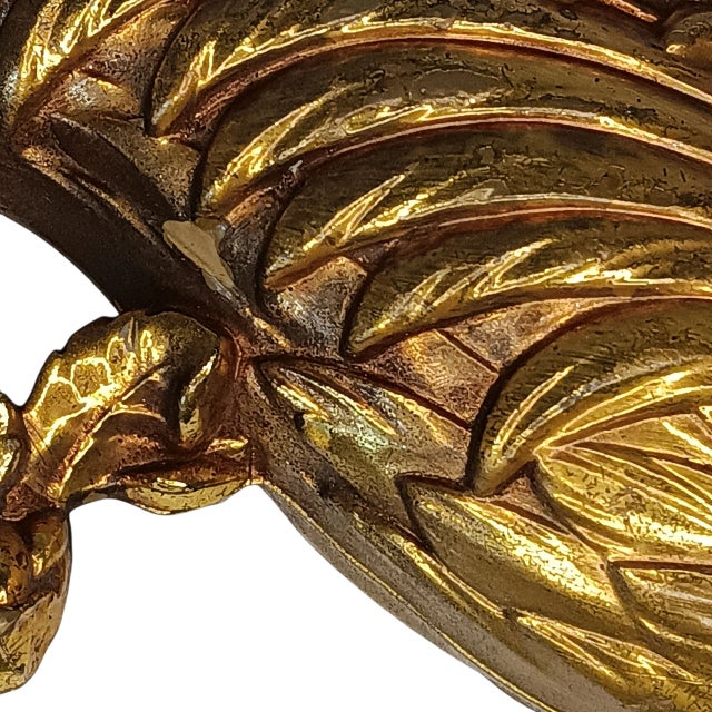 Vintage Gold Peacock Pheasant Statute Figurine Hollywood Regency Mid-Century Modern 13" X 7" For Sale - Image 11 of 14