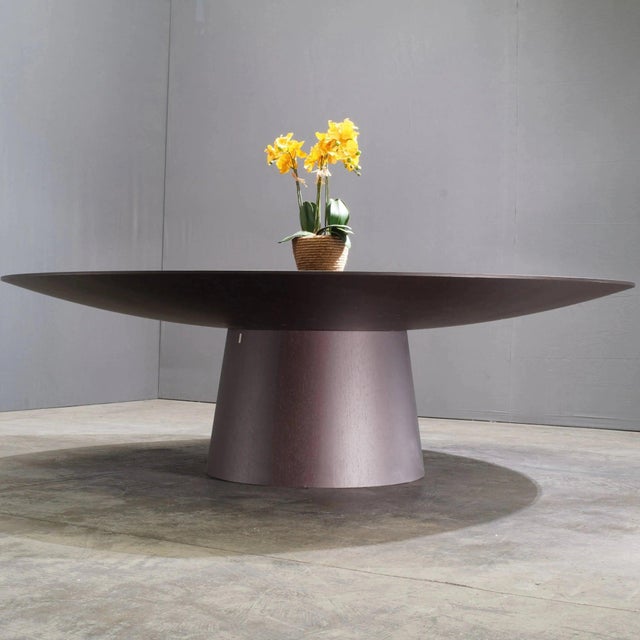 Emmemobili Ufo Dining Table with Embedded Lazy Susan by Ferruccio Laviani, 2000s For Sale - Image 3 of 10