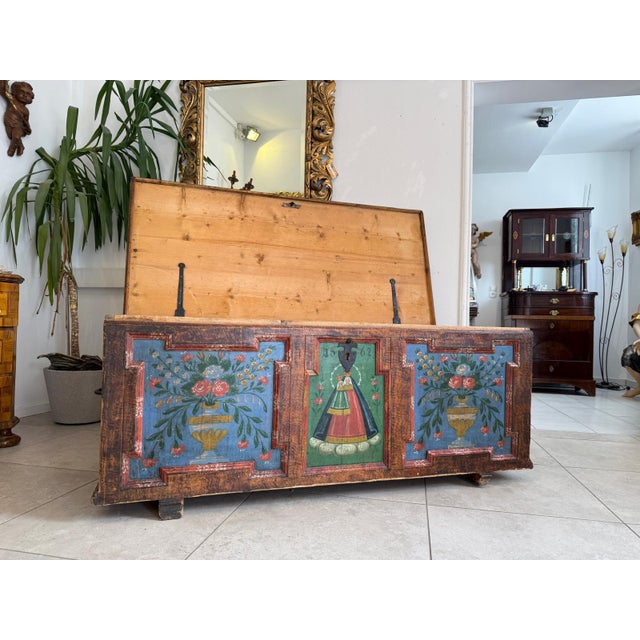 Contemporary Country Rustic Chest from Maria Zeller For Sale - Image 3 of 14
