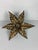 1970s Florentine Brass Floral Wall Sconce by Willy Daro for Massive Lighting, 1970s For Sale - Image 5 of 6