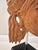 Wood Carved Wood Figural Head With Headdress on Stand For Sale - Image 7 of 10