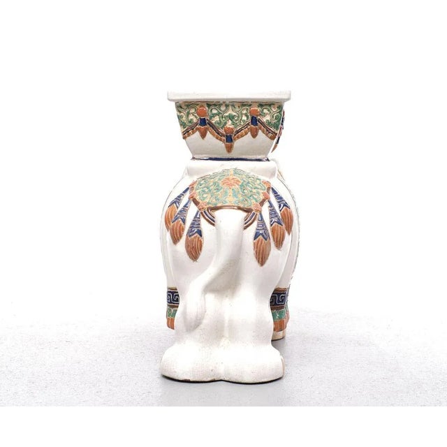 Large Chinese Elephant Jardiniere, 1970s For Sale - Image 4 of 9