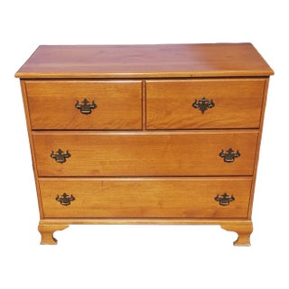 Mid-Century Coburn Manufacturing Chippendale Maple Chest of Drawers For Sale