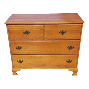 Mid-Century Coburn Manufacturing Chippendale Maple Chest of Drawers