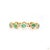 Early 21st Century 3.14 Carat Round Brilliant Cut Diamond Emerald Gold Bracelet For Sale - Image 5 of 9