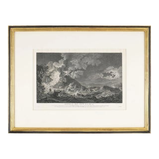 The Eruption of Vesuvius 14 May 1771 by Heinrich Guttenberg (After Pierre-Jacques Volaire), C. 1800 For Sale
