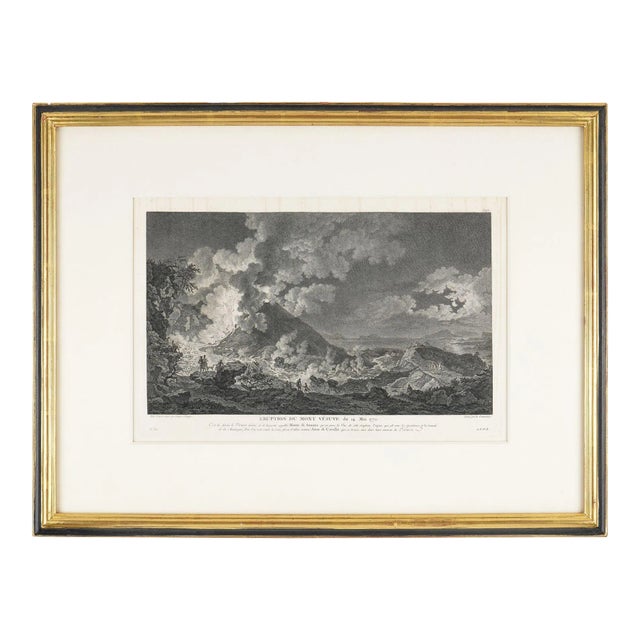 The Eruption of Vesuvius 14 May 1771 by Heinrich Guttenberg (After Pierre-Jacques Volaire), C. 1800 For Sale