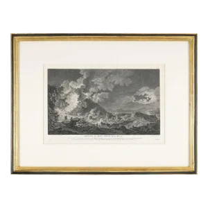 The Eruption of Vesuvius 14 May 1771 by Heinrich Guttenberg (After Pierre-Jacques Volaire), C. 1800