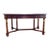 Vintage Hekman Furniture Barley Twist Desk With Tooled Leather Top - 56" X 30" X 30" For Sale