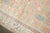 1920s Persian Heriz rug with an all over design in predominant pinks , creams and soft blues