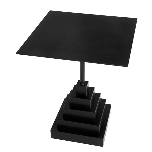 Mid-Century Modern NOIR Nova Square Side Table For Sale - Image 3 of 7