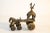 Bronze Antique Hindu Bronze Temple Horse and Chariot Statue Toy on Wheels India For Sale - Image 8 of 12