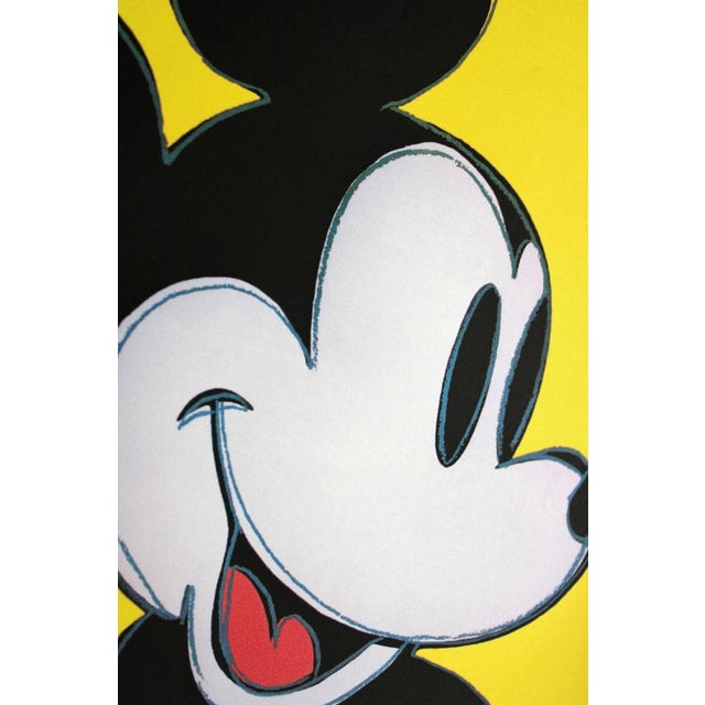 Andy Warhol, Mickey Mouse, Offset Lithograph, 1960s For Sale - Image 7 of 15