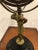 Metal Metal Armillary Sculpture With Man and Globe on Shoulders For Sale - Image 7 of 13
