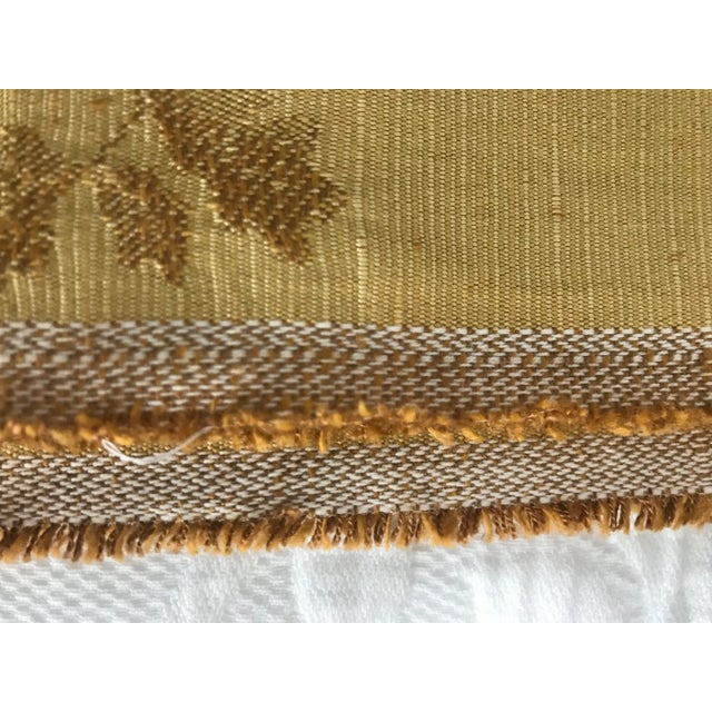 3 1/4 Yards of Brunschwig and Fils of Woven Cotton and Silk Brocade Fabric For Sale In Charleston - Image 6 of 7