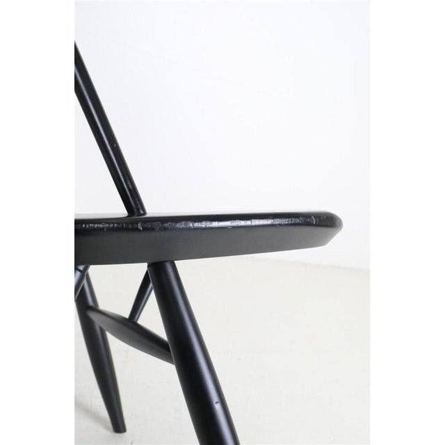 Black Mademoiselle Chair by Ilmari Tapiovaara for Asko, 1960s For Sale - Image 13 of 14