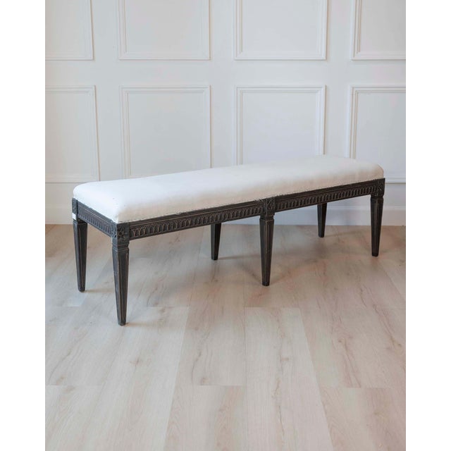 Gustavian (Swedish) Swedish 19th Century Bench, c.1880 For Sale - Image 3 of 8