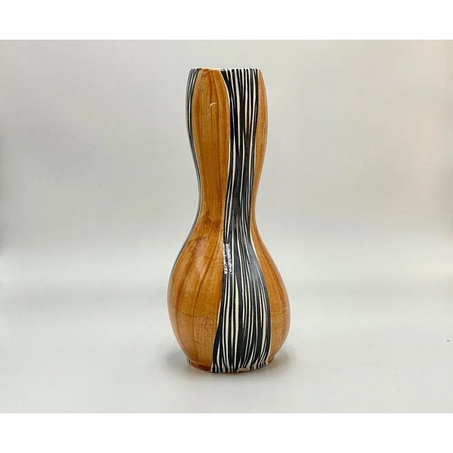 Mid-Century No 244 Faience Vase by Wit Płażewski, 1960s For Sale - Image 9 of 10