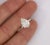 2010s Gia Certified 3.40 I/Si2 Pear Cut Diamond Solitaire 18k White Gold Ring Size 8 For Sale - Image 5 of 7