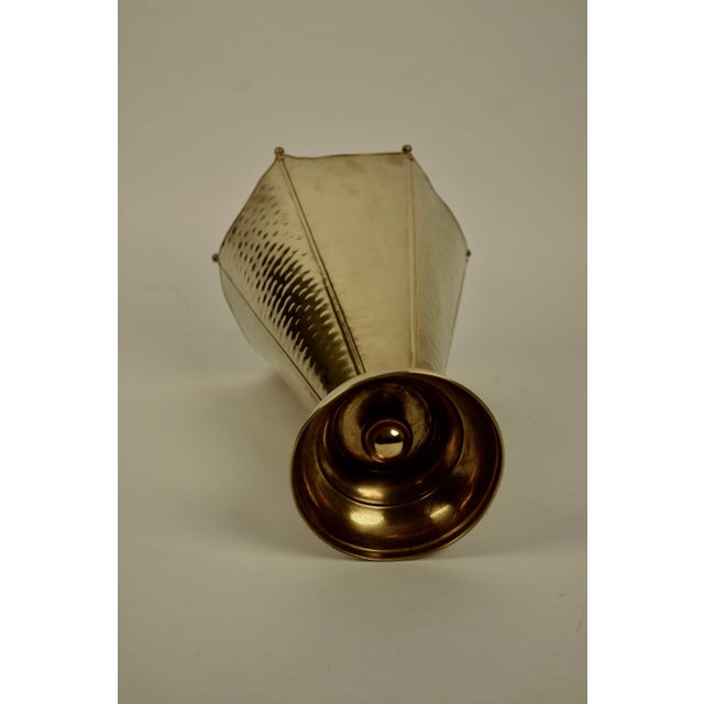 1960s Mid-Century Brass Umbrella Stand For Sale - Image 5 of 10
