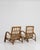 Pair of Faux Bamboo Reclining Armchairs With Bouclé Upholstery Cream Mid 20th Century For Sale - Image 13 of 16