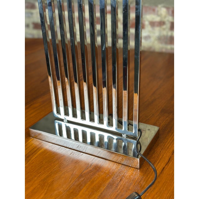 Tabl Lamp in Chrome Metal, 2000s For Sale - Image 4 of 5