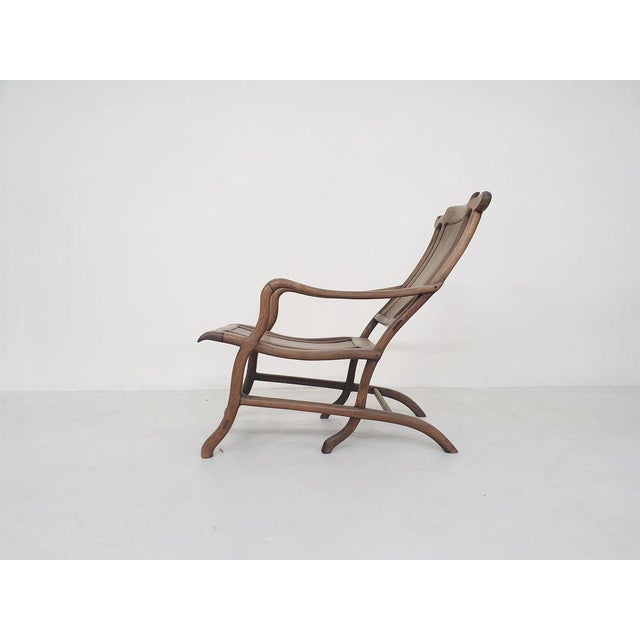 19th-Century Chinese Moon Gazer Lounge Chair For Sale - Image 6 of 18