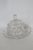 Mid-Century Modern Mid 20th Century Clear Pressed Glass Covered Butter Cheese Serving Dish Petal Scalloped Rim For Sale - Image 3 of 16