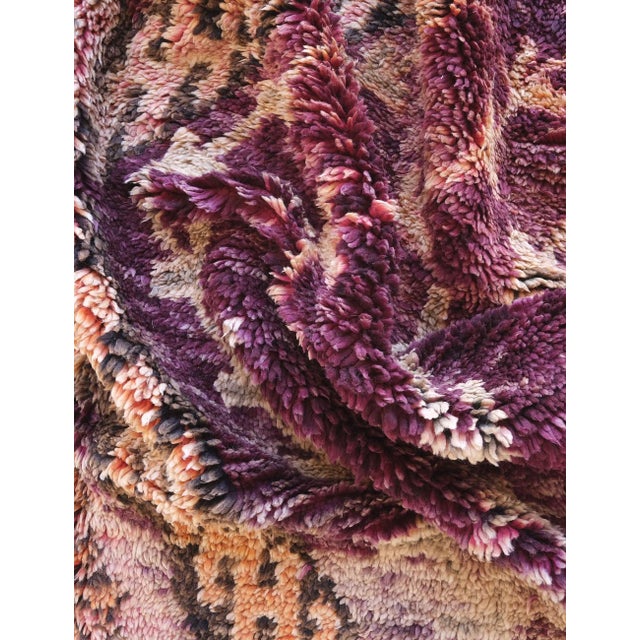 1960s 1960s Moroccan Boujaad Wool Rug - 10.1 X 6.2 Ft For Sale - Image 5 of 9