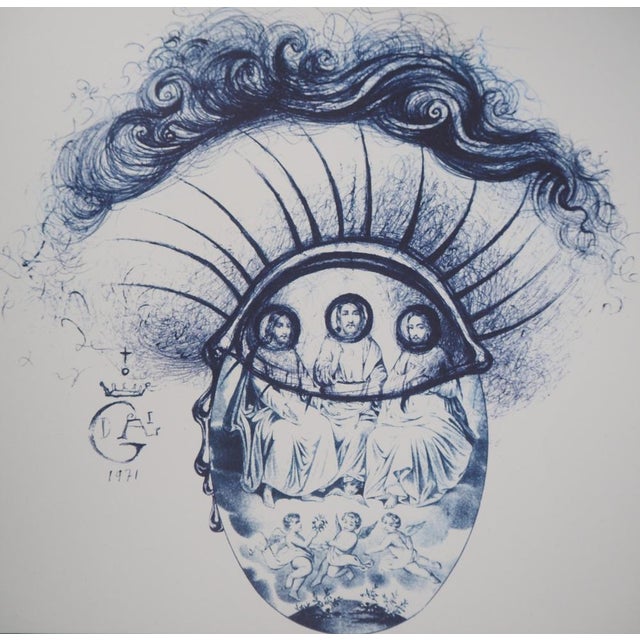 Salvador Dali, Surrealist Eye, Lithograph For Sale - Image 4 of 8