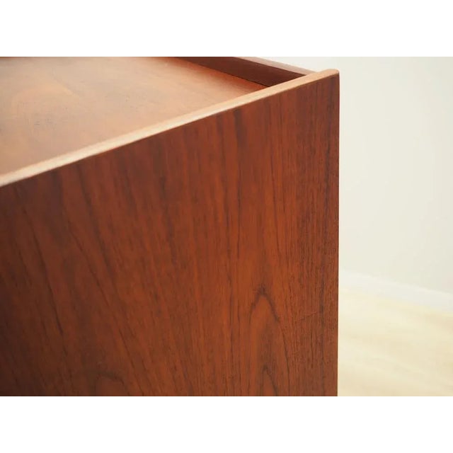 Wood Danish Teak Chest of Drawers, 1970s For Sale - Image 7 of 11
