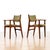 Mid-Century Modern Set of Six Danish Modern Dining Chairs by Dyrlund Furniture For Sale - Image 3 of 12