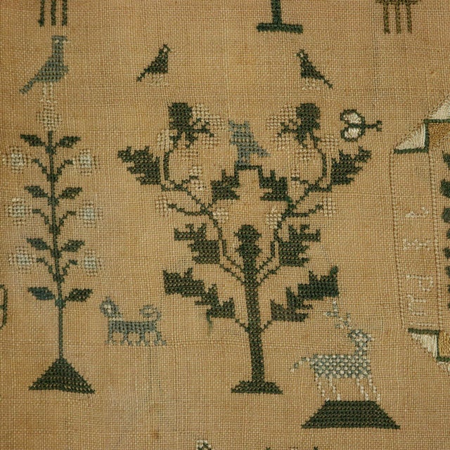 Antique Scottish Sampler, c.1840, by Helen Smith For Sale - Image 12 of 18
