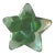 Green Lead Crystal Star Paper Weight For Sale