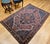 Vintage Persian Farahan Sarouk Rug, Hand-Knotted Wool, Floral Pattern, Rust Red & Blue, 5x7 For Sale In Chicago - Image 6 of 17