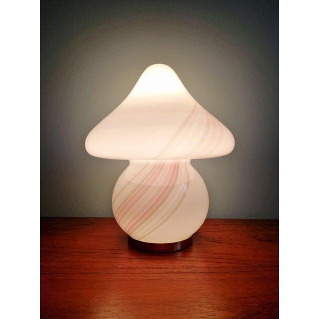 Mushroom Lamp in Murano Glass, 1970s For Sale - Image 9 of 15