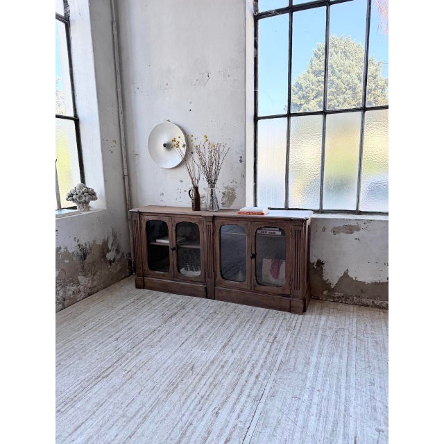 Oak Display Cabinet, 1920s For Sale - Image 4 of 18