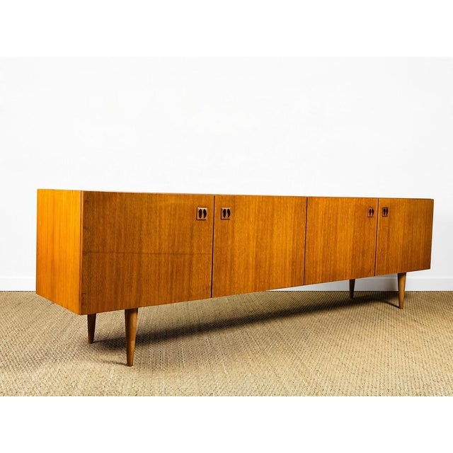 Vintage Scandinavian Teak Sideboard, 1960 For Sale - Image 12 of 16