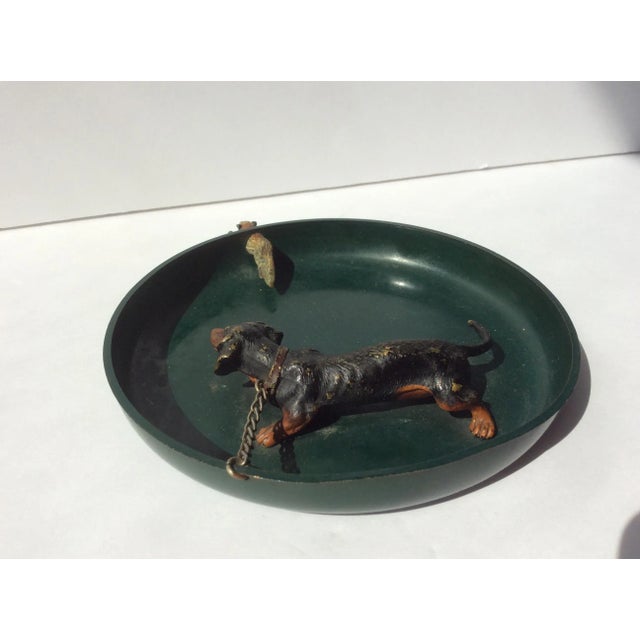 Vienna Bronze Dog & Fox Chase Green Tray For Sale In San Antonio - Image 6 of 8