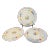 Portugal 1603 Set of 3 White Serving Platters Hand Painted Floral Design. For Sale