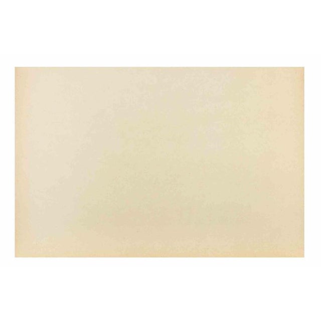 Etching and drypoint realized by Alcione Gubellini in the mid-20th Century. Edition of 16. Hand signed and numbered in...