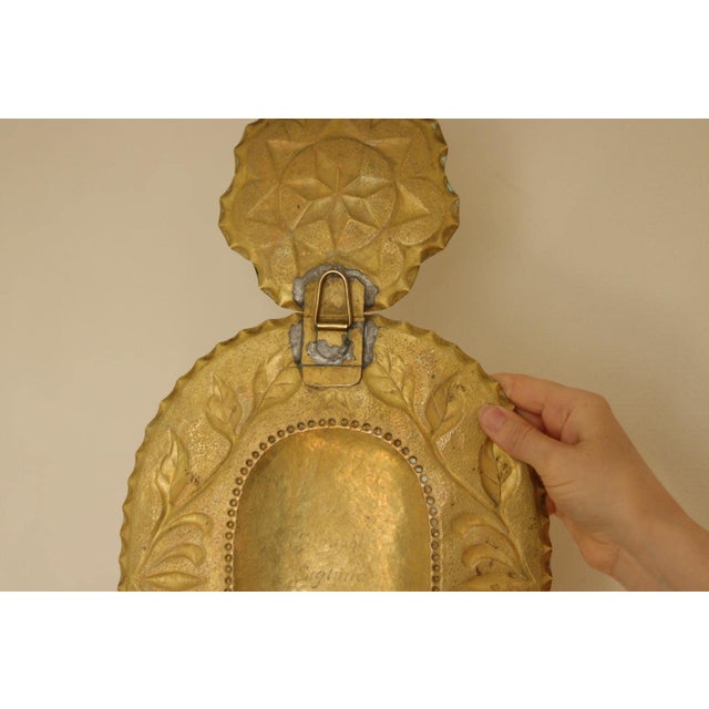 Metal Mid-Century Swedish Brass Double Arm Sconces, 1945s, Set of 2 For Sale - Image 7 of 12
