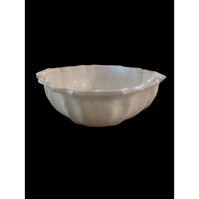 White Astier De Villatte Large Serving Bowl For Sale - Image 8 of 9
