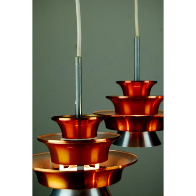 Danish Modern Cascading Pendant from Lyfa, 1970s For Sale - Image 10 of 12